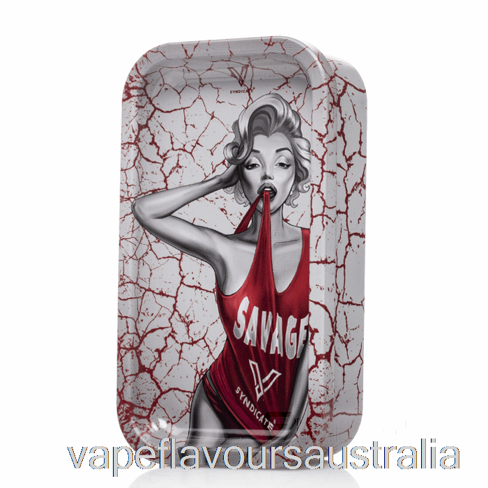 Vape Nicotine Australia V Syndicate 2-in-1 Rolling Tray and Storage Dank Diva